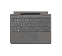 Microsoft Surface Pro 8 or Pro X - Signature Type cover - Silver - and Slim Pen 2 - Black - bundle