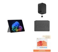 Microsoft Surface Pro | Copilot+ PC | 12” LCD Touchscreen | Snapdragon® X Plus | 16GB Memory | 256GB SSD + 45W USB-C Wall Charger + Surface Keyboard 365 Personal - Productivity Bundle