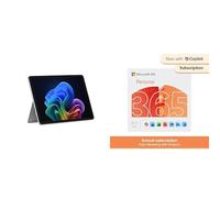 Microsoft Surface Pro | Copilot+ PC | 12” LCD Touchscreen | Snapdragon® X Plus | 16GB Memory | 256GB SSD | Latest Model, 1st Edition | Platinum + 12 Months 365 Personal Subscription Included