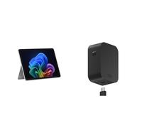 Microsoft Surface Pro | Copilot+ PC | 12” LCD Touchscreen | Snapdragon® X Plus | 16GB Memory | 256GB SSD | Platinum + 45W USB-C Wall Charger + Surface Keyboard | Slate - 2-in-1 Bundle
