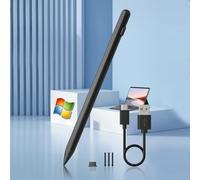 Microsoft Surface Pro Pen - Stylus for Surface Pro 11/10/9/8/7/6/5/4 & Go/Laptop/Studio/Book - Palm Rejection, Rechargeable, 4096 Pressure Sensitivity, Magnetic Attraction