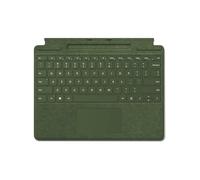Microsoft Surface Pro Signature Keyboard | Forest Green Biobased Alcantara | Surface Slim Pen Storage | Compatible with Surface Pro 9, Pro 8, Pro X
