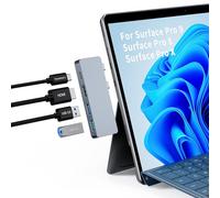 Microsoft Surface Thunderbolt 4 Hub, Support 4K HDMI Video+8K@30Hz+40Gbps Data Transfer+100W PD Charging,Aluminum USB-C Hub Microsoft Surface Pro Hub for Surface Pro 9/8/X