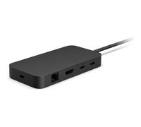 Microsoft Surface Dock 3 - USB4 Wired Dock, 1000 Mbit/s, Black - UK Plug