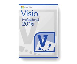 Microsoft Visio 2016 Professional license for 3 PCs
