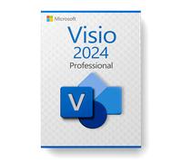 Microsoft Visio 2024 Professional license for 3 PCs
