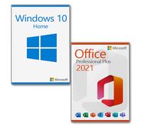 Microsoft Windows 10 Home + Microsoft Office 2021 Professional Plus