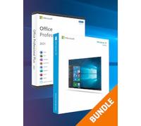 Microsoft Windows 10 Home & Microsoft Office Professional 2021 Plus - Microsoft Key - GLOBAL