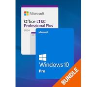 Microsoft Windows 10 Pro & Microsoft Office 2024 LTSC Pro Plus Bundle (PC) - Microsoft Key - GLOBAL