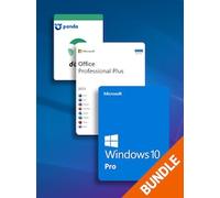 Microsoft Windows 10 Pro OEM & Office 2021 Pro Plus + Panda Dome Essential (PC) (1 PC, Lifetime) - Microsoft Key - GLOBAL
