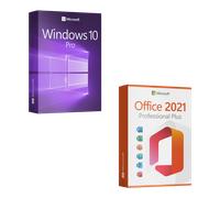 Microsoft Windows 10 Professional + Microsoft Office 2021 Professional Plus Premium license for 3 devices