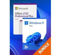 Microsoft Windows 11 Pro & Microsoft Office 2024 LTSC Pro Plus Bundle (PC) - Microsoft Key - GLOBAL