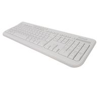 Microsoft Wired USB Keyboard 600 UK QWERTY Layout Spill Resistant White