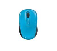 Microsoft Wireless Mobile Mouse 3500 Ambidextrous Bluetrack - Cyan Blue