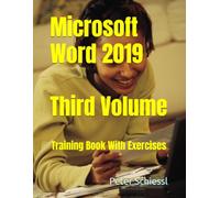 Microsoft Word 2019 Third Volume - Training book with Exercises