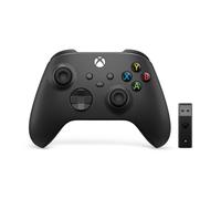 Microsoft Xbox Wireless Controller + Wireless Adapter for Windows 10 Gamepad PC, Xbox One, Xbox One S, Xbox One X, Xbox Series S, Xbox Series X Black