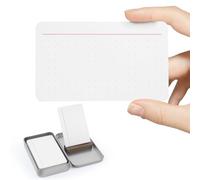 MicroSpark Dotted Index Cards, 3x5, Thick Heavyweight 350gsm Cards, 60 Count, To Do List,Task Checklist, Planner with Walnut Holder, Note idea, Record Recipe, Strategy cards with Tinplate Storage Box