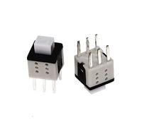 microswitch 1000pcs 5.8 * .8mm Self Locking Push Tactile Power Micro Switch Kit 2 3 6 Pin Button Switches .8x5(OneSize)