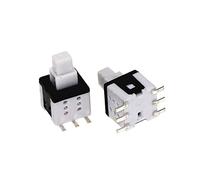 microswitch 100pcs 5.8 * .8mm Self Locking Push Tactile Power Micro Switch Kit 2 3 6 Pin Button Switches .8x5(3)