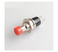 microswitch 6pcs NC/NO Normally Open Closed Momentary Self-resetting Push Button Switch Without Lock Reset)(R,NO (normally open))