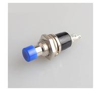 microswitch 6pcs NC/NO Normally Open Closed Momentary Self-resetting Push Button Switch Without Lock Reset)(Blu,NO (normally open))
