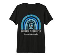 Microtia National Awareness Day Blue Ribbon Microtia Support Premium T-Shirt