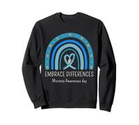 Microtia National Awareness Day Blue Ribbon Microtia Support Sweatshirt