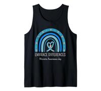 Microtia National Awareness Day Blue Ribbon Microtia Support Tank Top