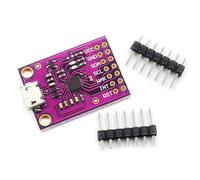 MicroUSB Powered USB to I2C SMBus Communication Interface Module for Sensor Evaluation and Projects