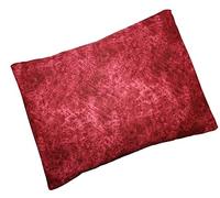 Microwavable Corn Filled Heating Pad and Cold Pack/Washable 100% Cotton Cover (Etched - Burgundy, 7.5in W x 11in L)