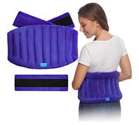 Microwavable Extra Large Heating Wrap for Lower Back Pain - Moist Heat Therapy Pad for Instant Relief in Case of Aches, Muscle Spasms, Pinched Nerves, Slipped Discs, Fibromyalgia, and Surgery Recovery