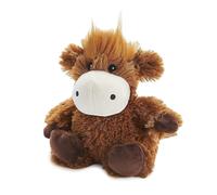 (Cow) Warmies Microwavable MINI Plush Toy Wheat Filled Lavender Scent Hot/Cold Therapy