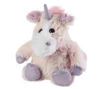 Warmies Junior Sparkly Pink Unicorn Plush, Fully Heatable and Weighted Teddy Sli