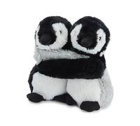 Microwavable Heatable Pair Plush Soft Toys - Fully Heatable & Freezable | Scented with French Lavender | Soothing Warm or Cool Comfort | Cuddly for Anxiety (Pair of Penguins)