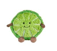 Microwavable Heatable Plush Soft Toy - Fully Heatable & Freezable | Scented with French Lavender | Soothing Warm or Cool Comfort | Safe for Kids & Adults | Cuddly for Anxiety (Lime Slice)