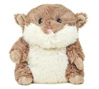 Microwavable Heatable Plush Soft Toy - Fully Heatable & Freezable | Scented with French Lavender | Soothing Warm or Cool Comfort | Safe for Kids & Adults | Cuddly for Anxiety (Hamster Brown)