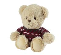 Microwavable Heatable Plush Soft Toy - Fully Heatable & Freezable | Scented with French Lavender | Soothing Warm or Cool Comfort | Safe for Kids & Adults | Cuddly for Anxiety (Christmas Jumper Bear)