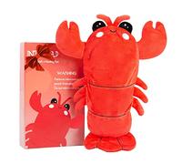 Microwavable Heating Pad for Period Cramps, Cuddly Warming Pillow, Cute Lobster Plush Stuffed Animal Menstrual Heating Pad for Girls Unique Valentine's Day Funny Gifts for Girlfriend Daughter Mom