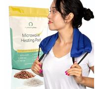 Microwavable Heating Pads for Lower Back, Neck, and Shoulder Pain Relief - Moist Microwave Heating Pad for Muscles and Joints - Microwave Hot Pack Heat Pad for Cramps - 1 Heat Pack Blue