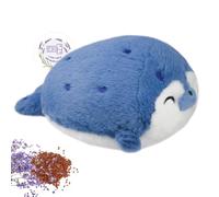 Microwavable Stuffed Animal, Heatable and Coolable Seal, Heated Stuffed Animals for Cramps & Pain Relief, Lavender-Scented Toy, Cute Soft Plush Toys for Adults and Children(Seal)