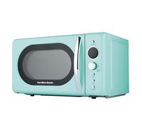 Hamilton Beach Microwave, 20L, 700W, Retro, Digital LED Display, 8 Pre-set Programs, Express Cooking, Weight Defrost, 60 Min Timer, Child Lock, Compact Design, Mint - HB70H20M