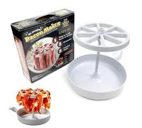 Microwave Bacon Cooker, Bacon Grill, Reusable Microwave Bacon Rack, Microwave Crispy Bacon Maker, Microwave Barbecue Grill Cooker Prep Trays Bacon Rack for Oven Cooking