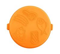 Microwave Baking Tray - QuickHeat Griddle, Grilled Cheese Maker, Round Pizza Plate, Nonstick Silicone Pan, Breakfast Pancake Baker, Crisping Oven Cookware, Kitchen Utensil | Compact Home Travel Dorm