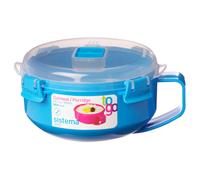 Microwave Breakfast Bowl | Round Microwave Container with Lid | 850 ml | BPA-Free | Assorted Colours | 1 Count