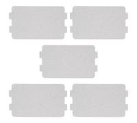Microwave Cardboard Shield, Universal Microwave Mica Sheet Guide Cover Heat Insulation, 5 Pieces Microwave Sheet Protector Repairing Accessory for Home Kitchen Use 4.6 x 2.5 inch