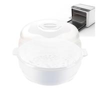 Microwave Cleaner | Steam Sterilizer Box for Bottles and Toys | Steam Sterilizer Box for Bottles and Toys - 8.8in Heat-Resistant PP & ABS Quick Cleaning Tool with Side Grips and Handle