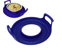 Microwave Co-ol Plate and Spillover Caddy with Handles- Microwave Safe Bowl Holders Microw-ave Handle Tray Micro-Wave Co-ol Caddy for Bowls, Plates and Micro-Wave Meals