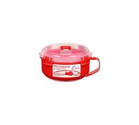 Microwave Collection Breakfast Bowl, Red, 28.7oz./850ml