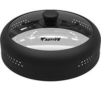 Microwave Cover for Food, Silicone and Glass Splatter Guard Lid for 6-7-8-9-10-10.5 inch Plates & Bowls. by. EZY ACTIVE
