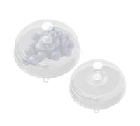 Microwave Dish Cover Transparent Leakproof Handle